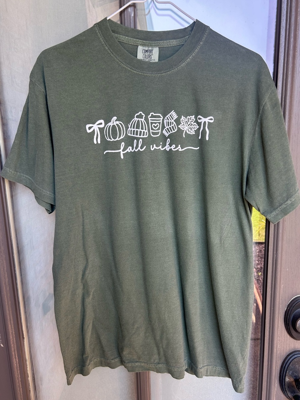 comfort colors fall shirt